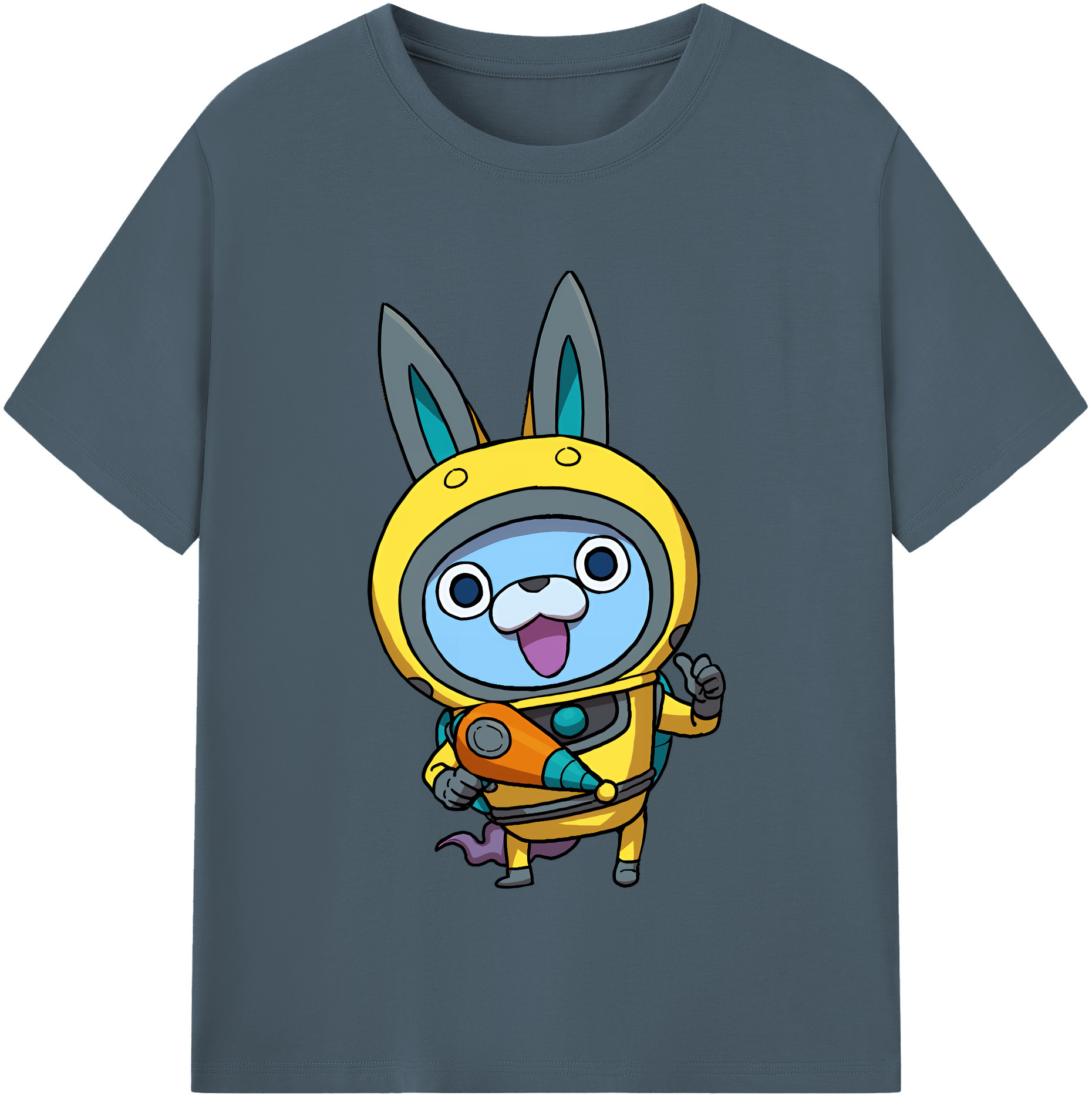 （画像用） 妖怪ウォッチ Yo-kai Watch 綿100％半袖Tシャツ（フロントプリント）
